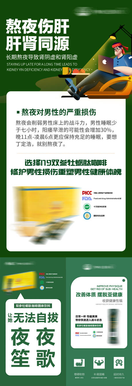 源文件下载【男性保健产品海报】编号：53270009564314438