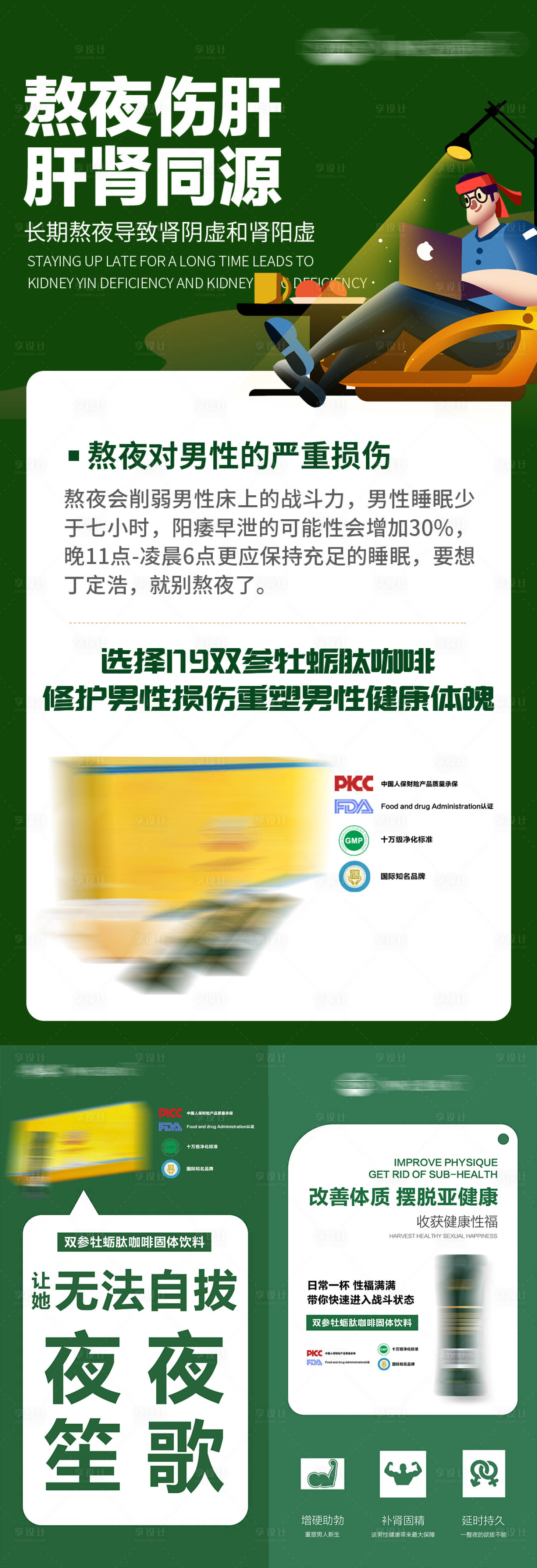源文件下载【男性保健产品海报】编号：53270009564314438