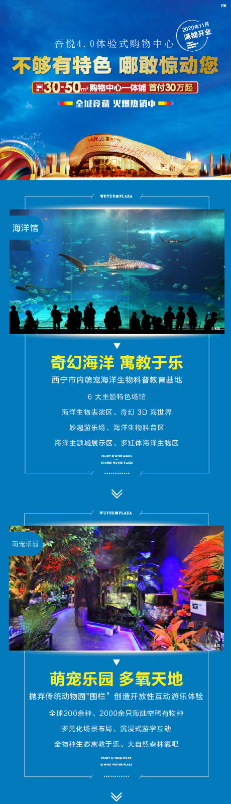 源文件下载【地产价值点蓝金长图海报】编号：37100009395057708