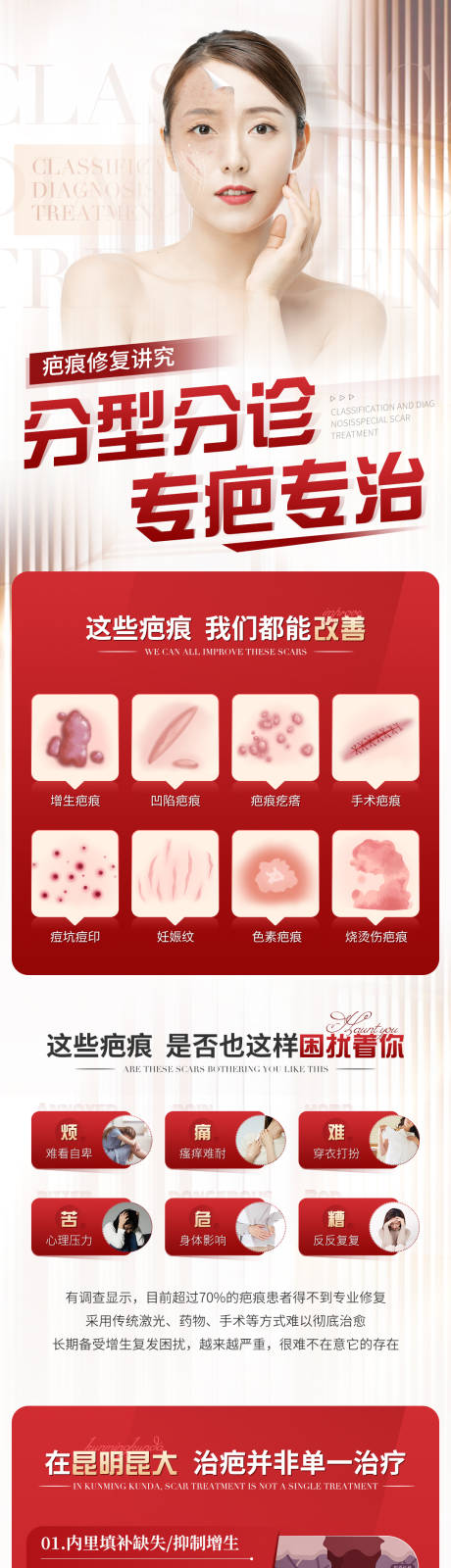 源文件下载【医美专疤专治详情页 】编号：52630009347385451