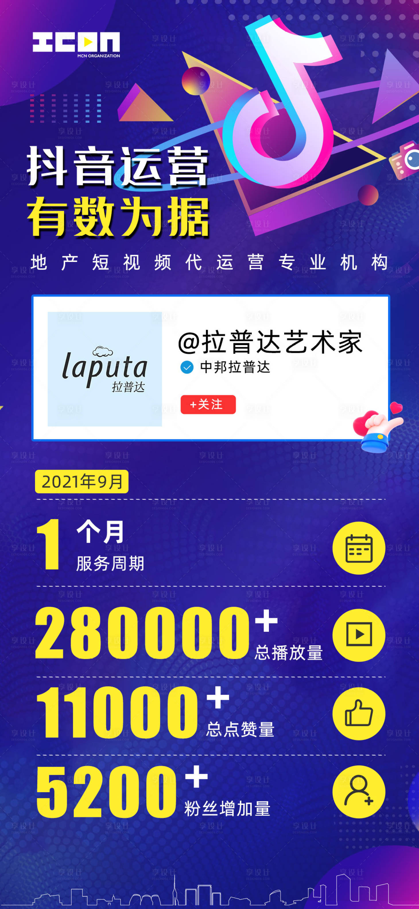 源文件下载【抖音运营有数为据海报】编号：15170009471105961