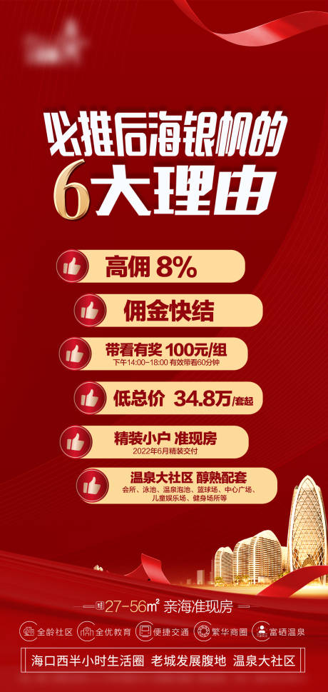 源文件下载【6大理由地产海报】编号：55900009460839631