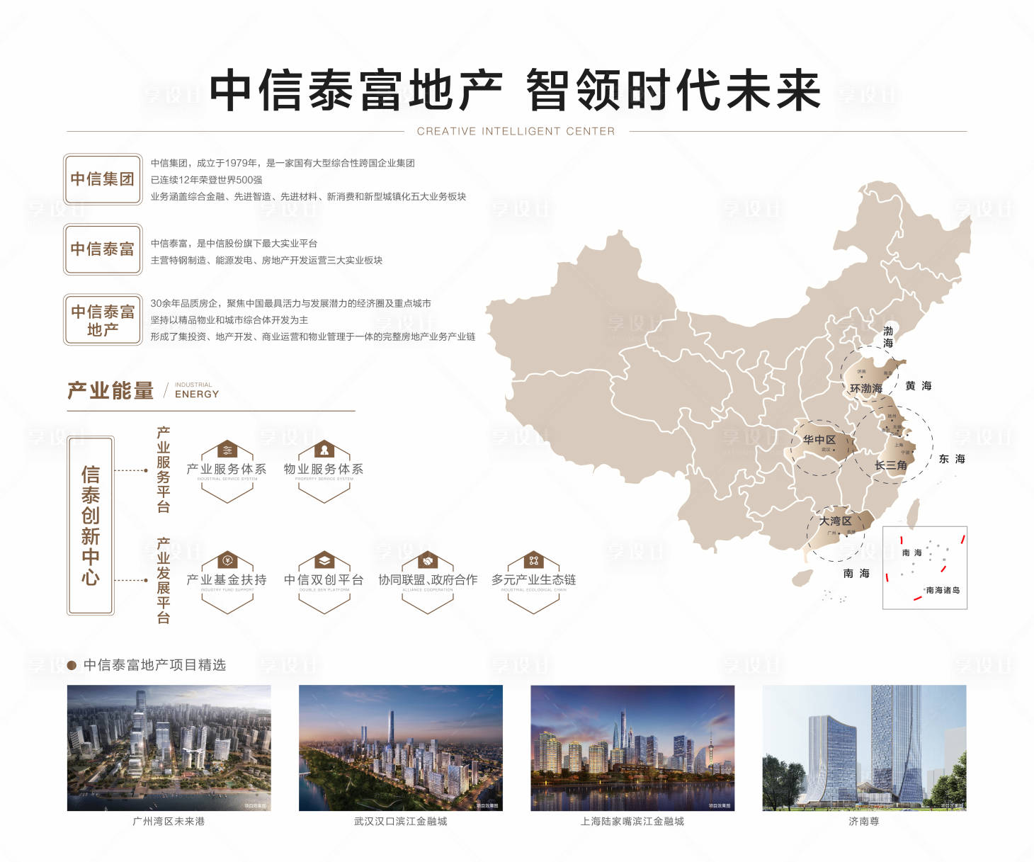 源文件下载【享设计】搜索编号：62900009563062677【地产品牌墙工法墙海报展板】
