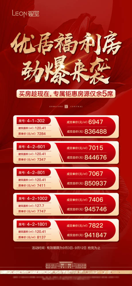 源文件下载【地产特价房源海报】编号：67660009518206254