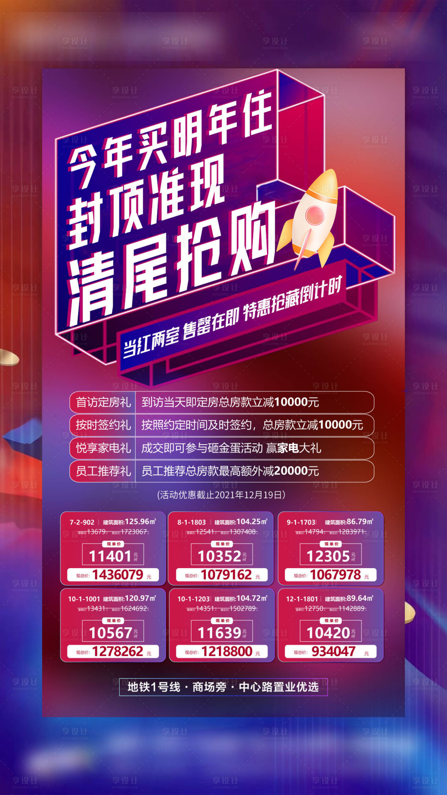源文件下载【享设计】搜索编号：35820009436665500【地产特价房海报】