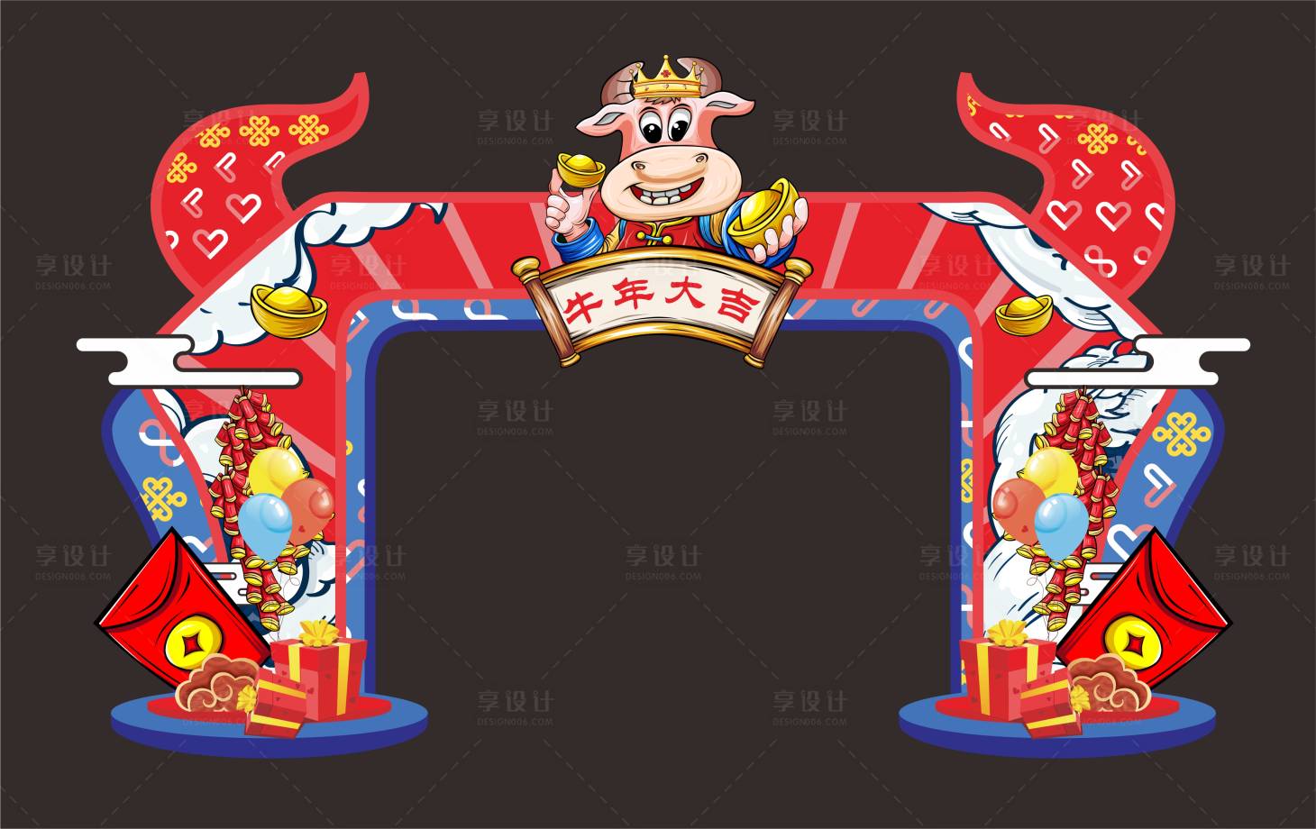 源文件下載【享設計】搜索編號：45140009558734377【美陳拱門】