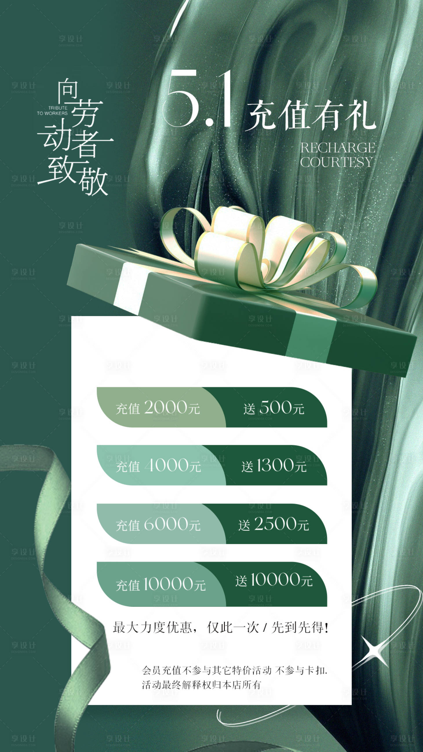 源文件下载【享设计】搜索编号：28720009553377213【五一劳动节充值海报】