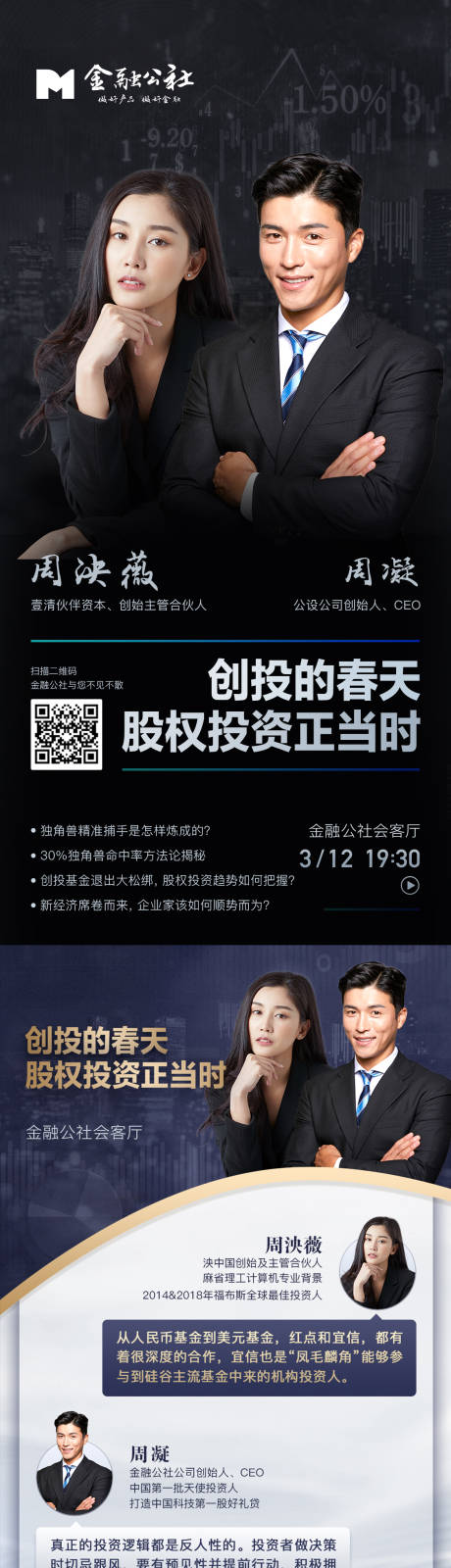 源文件下載【享設計】搜索編號：14130009389881679【金融人物海報】