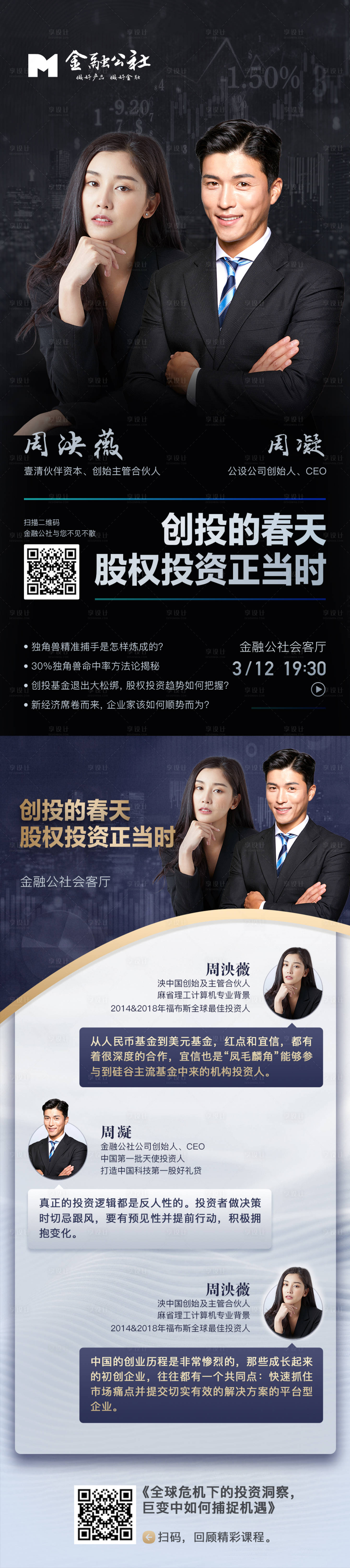 源文件下載【享設計】搜索編號：14130009389881679【金融人物海報】