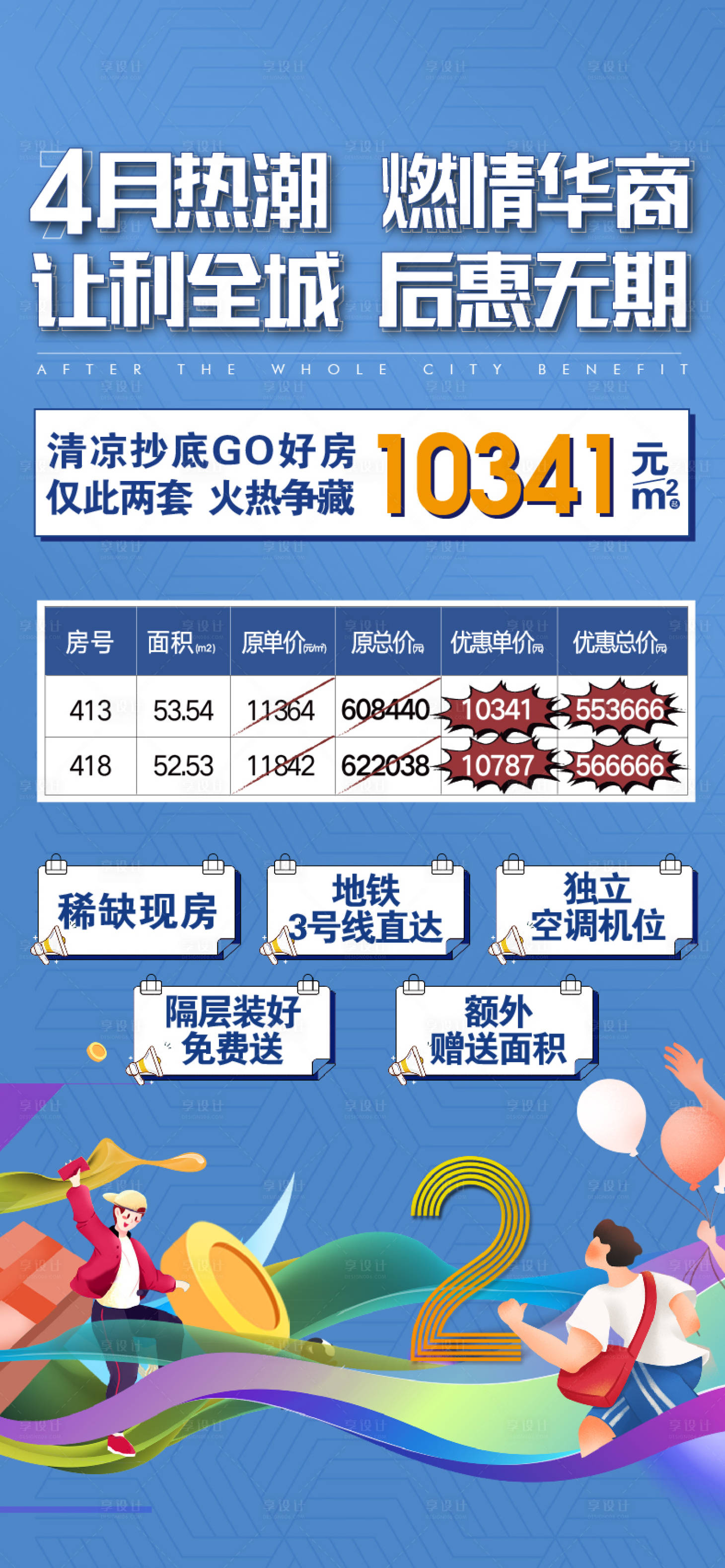 源文件下载【享设计】搜索编号：28890009395003615【地产广告特价房微信单图】