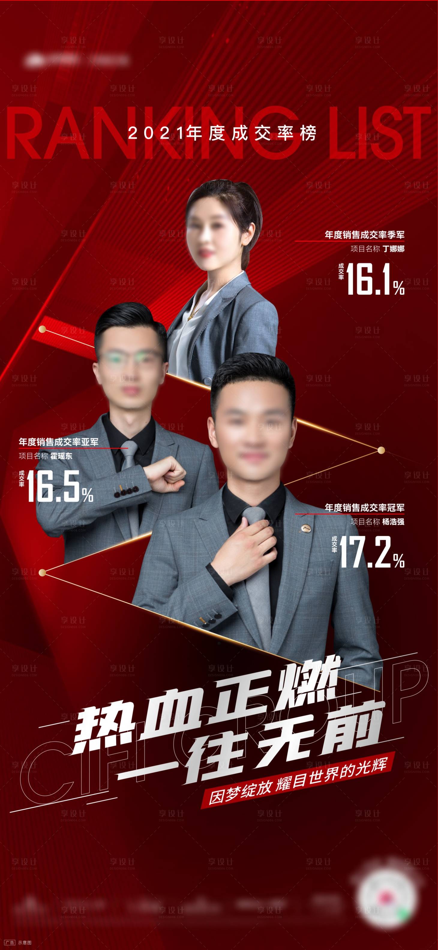 源文件下载【年度成交率销冠红金海报】编号：57770009686842213