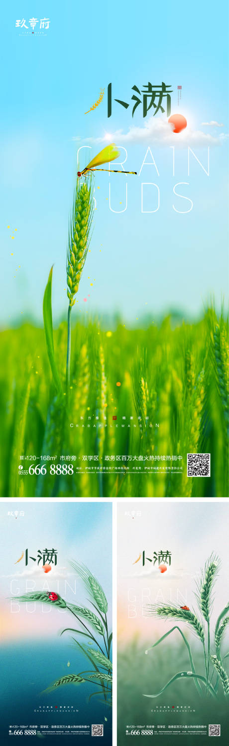 源文件下载【小满芒种海报】编号：31060009341503314