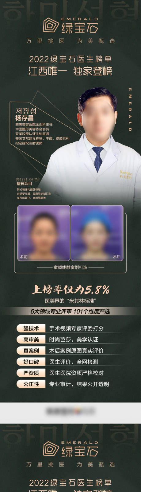 源文件下載【醫美整形醫生榜單專家長圖海報】編號：85270009355017893