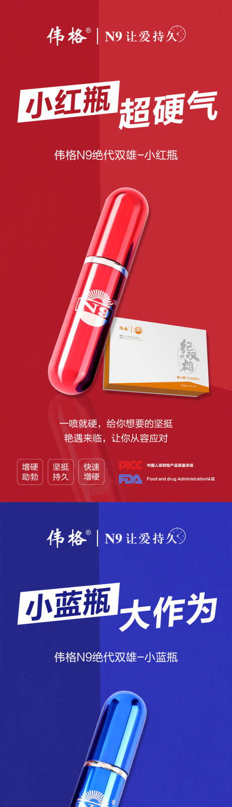 源文件下载【微商男性保健保养产品海报】编号：68940009288488501