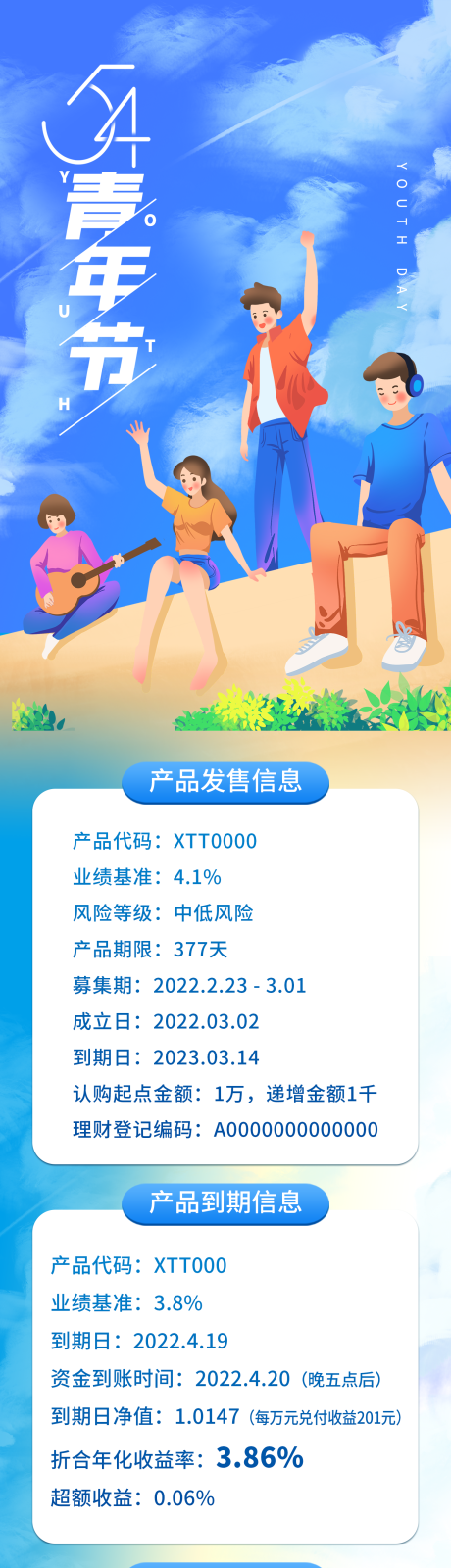 源文件下载【青年节插画海报】编号：57570009648791102