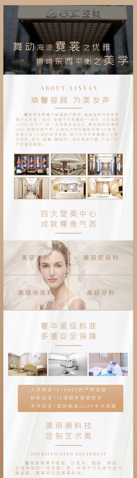 源文件下载【医美整形医院简介宣传长图】编号：37540009560539131
