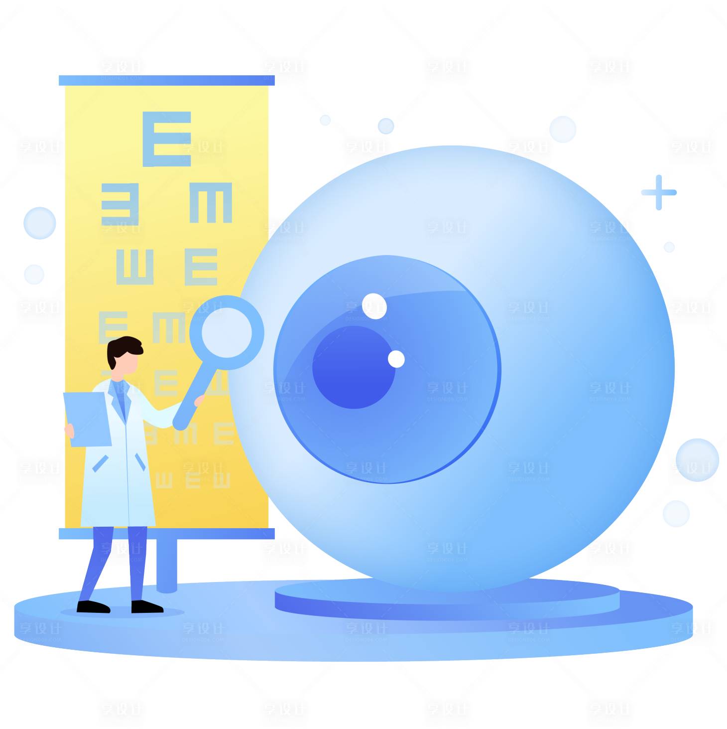 源文件下载【爱护眼睛守护健康图标设计】编号：22850009266353564
