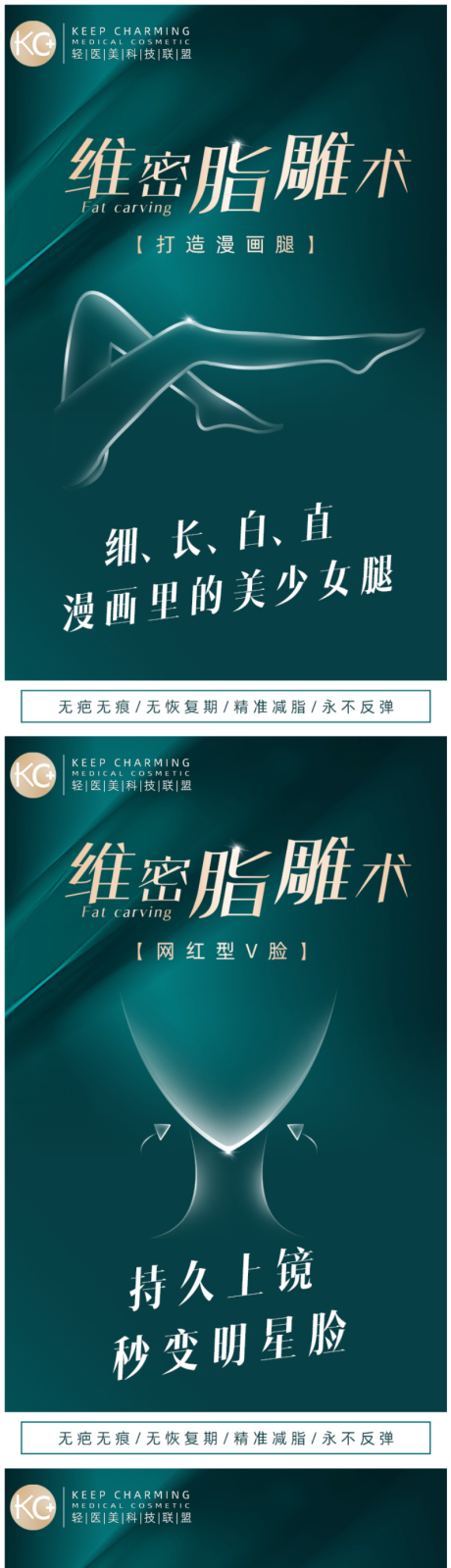 源文件下载【医美吸脂体雕线条海报】编号：76600009634802873