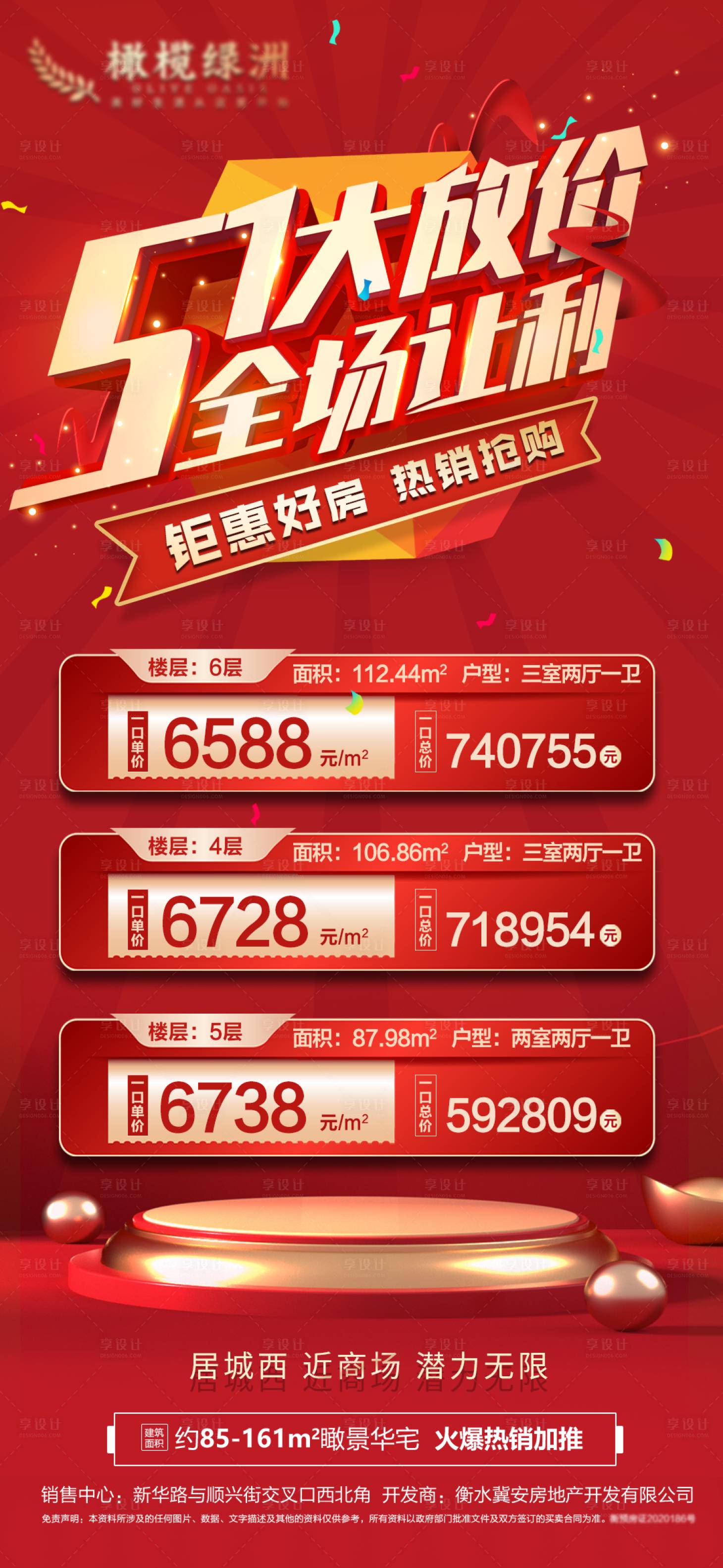 源文件下載【享設(shè)計(jì)】搜索編號(hào)：43750009631704889【五一紅金特價(jià)房海報(bào)】