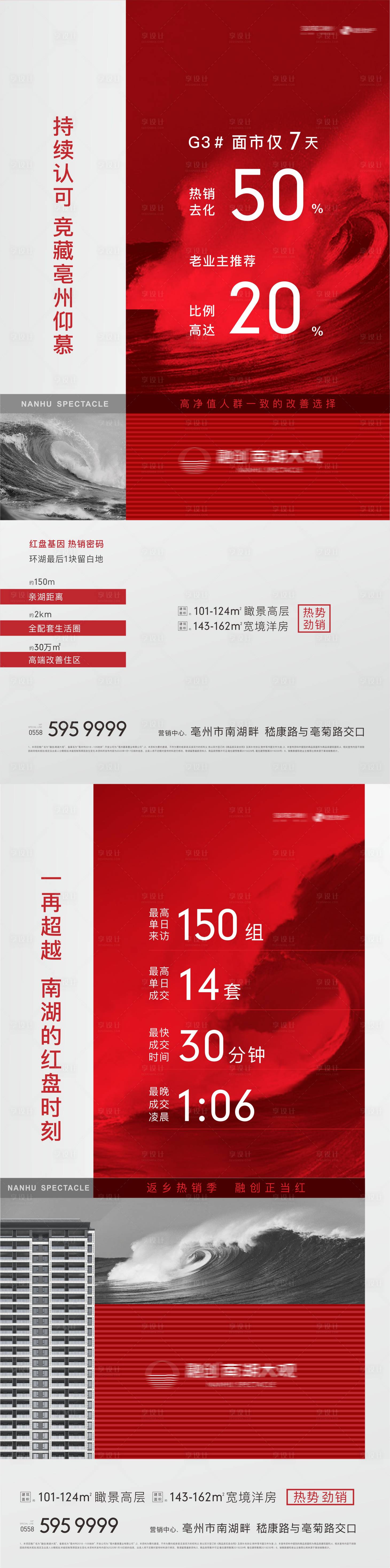 源文件下载【房地产热销卖压红盘数据海报】编号：14870010163962470