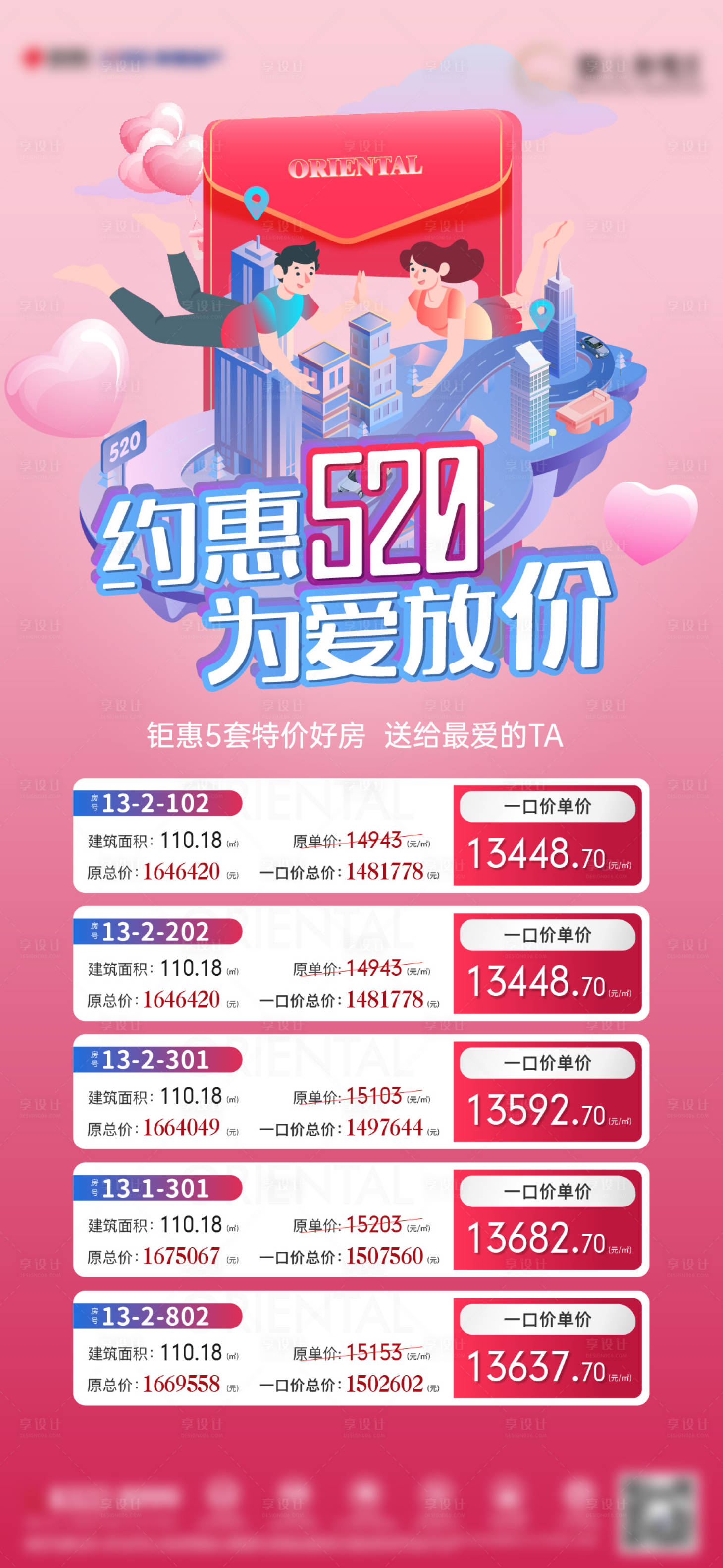 源文件下载【520特价房海报】编号：89740010061506629
