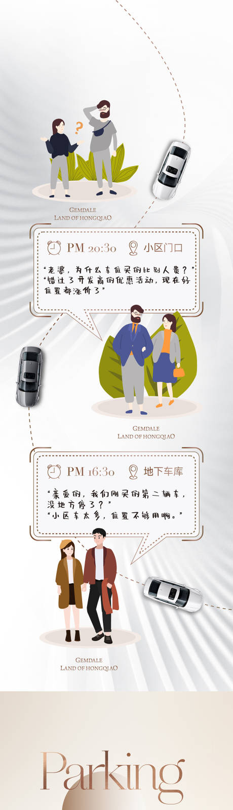 源文件下载【车位价值点创意长图海报】编号：30390010161028788
