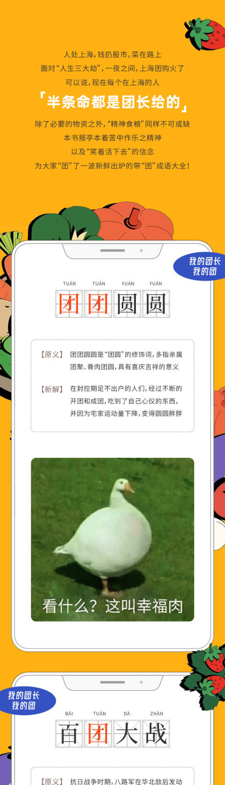 源文件下载【享设计】搜索编号：28860010083891143【成语新解长图】