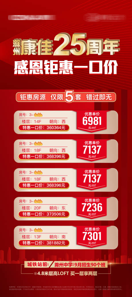源文件下载【特价房海报】编号：78370009981358612