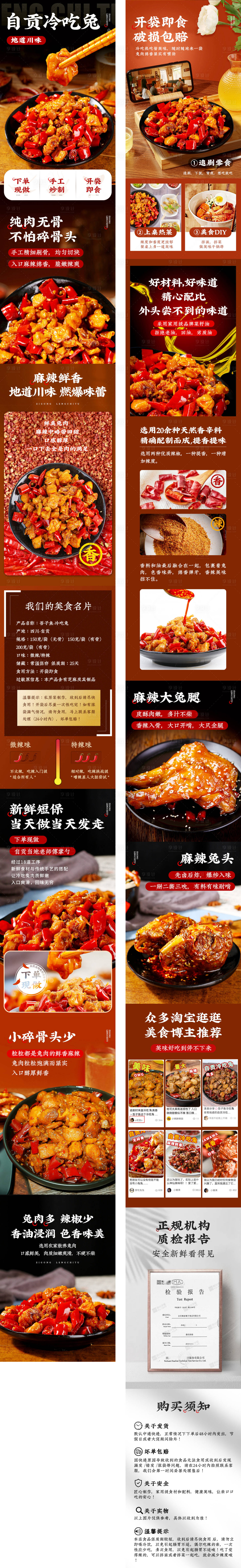 源文件下载【享设计】搜索编号：72100010200424355【冷吃兔系列电商详情页】