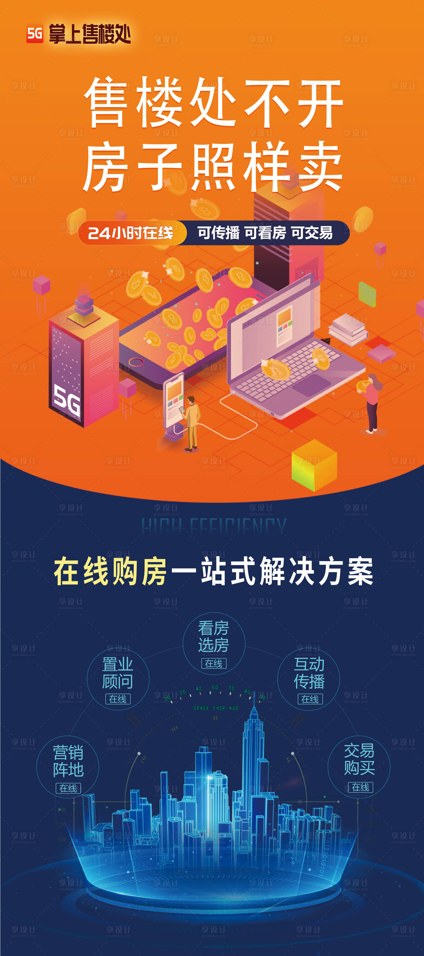 源文件下载【5G网上售楼处长图】编号：51390010020187514