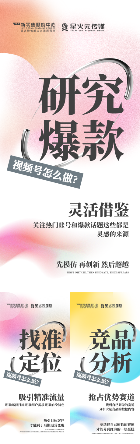 源文件下载【造势招商培训大字报系列海报】编号：40390010176734507
