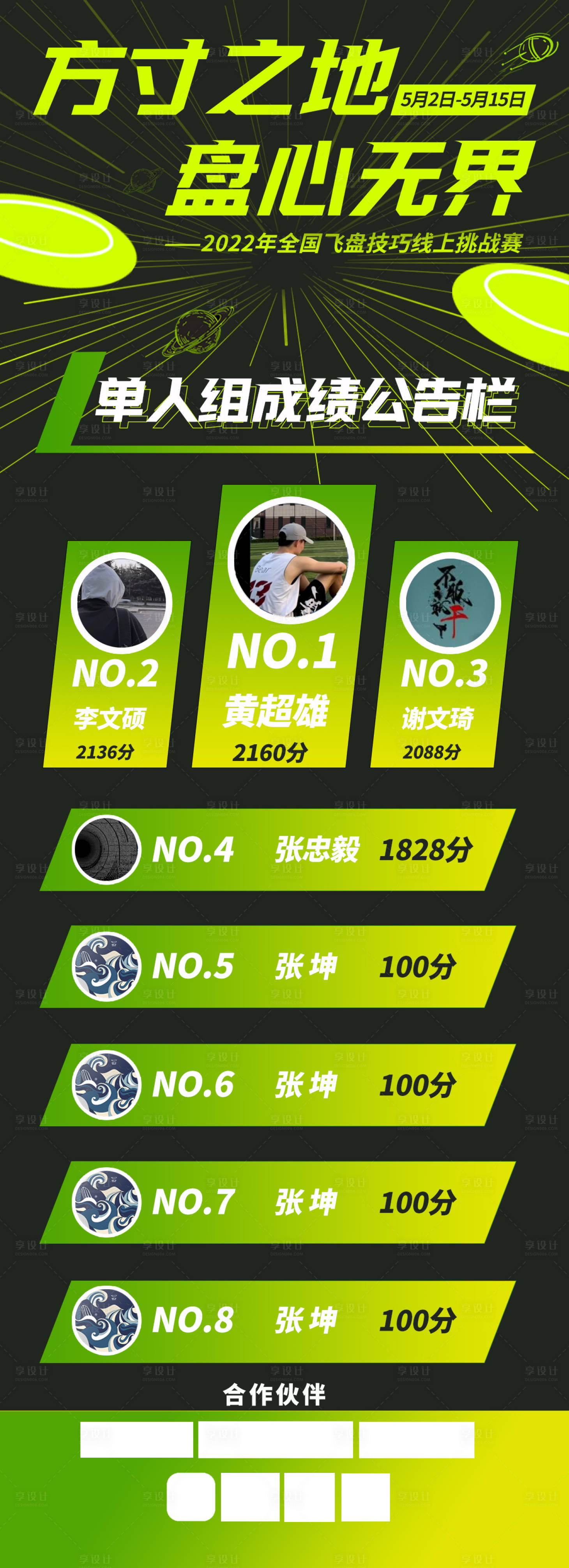 源文件下载【成绩榜单长图海报】编号：43930010031002965