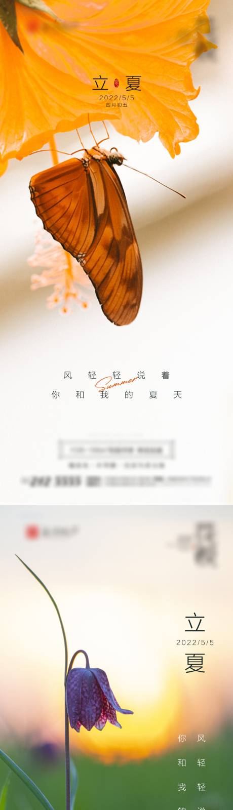 源文件下载【地产立夏节气海报】编号：20220504181553292