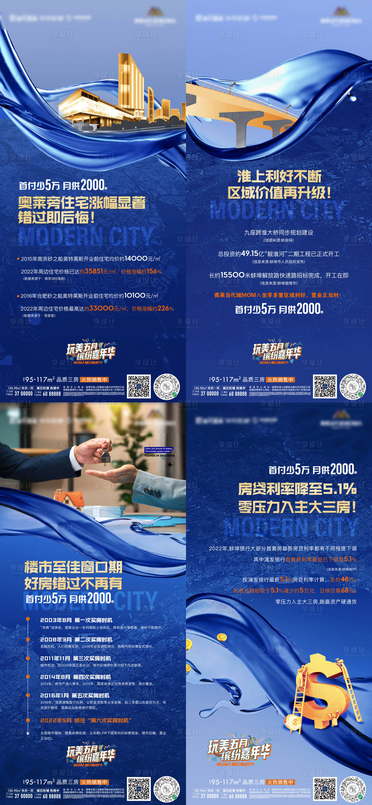 源文件下載【享設計】搜索編號：96660009957195033【地產利好系列海報】