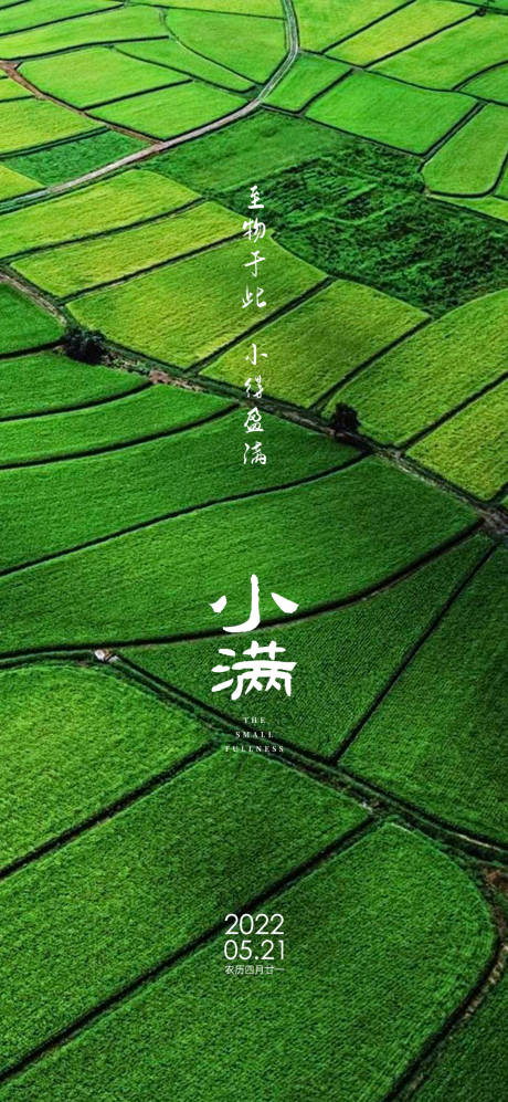 源文件下載【地產小滿刷屏海報】編號：69400009927093846