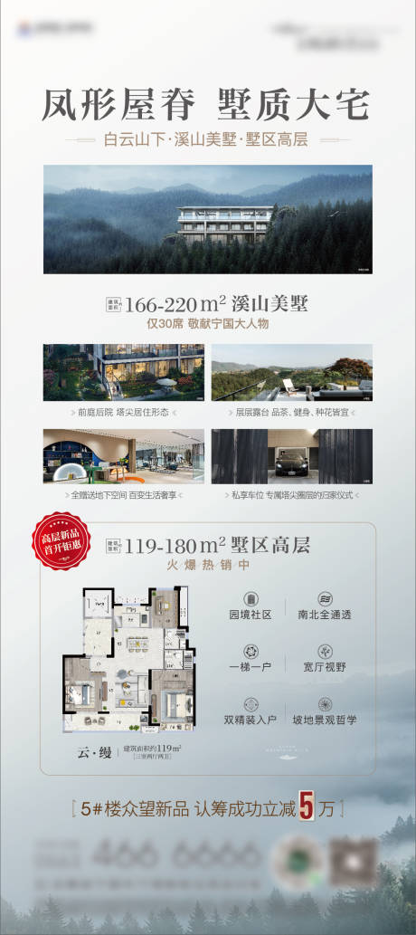 源文件下载【地产别墅洋房价值拓客展架】编号：22290009999996852