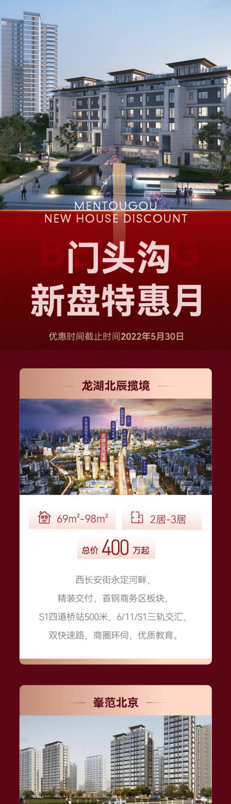 源文件下载【地产热销房源长图海报】编号：20220523182158488