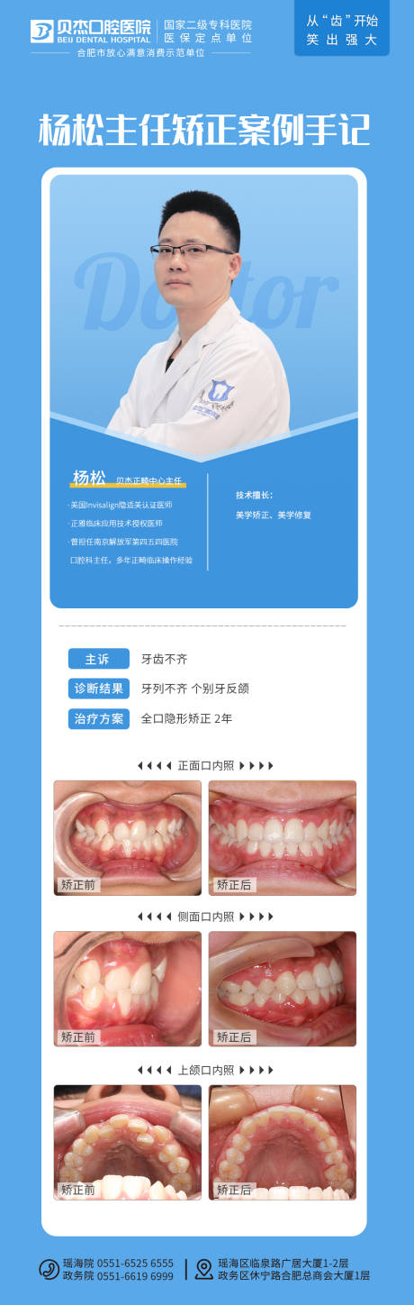 编号：20220528113654380【享设计】源文件下载-医生患者故事案例图牙齿矫正正畸
