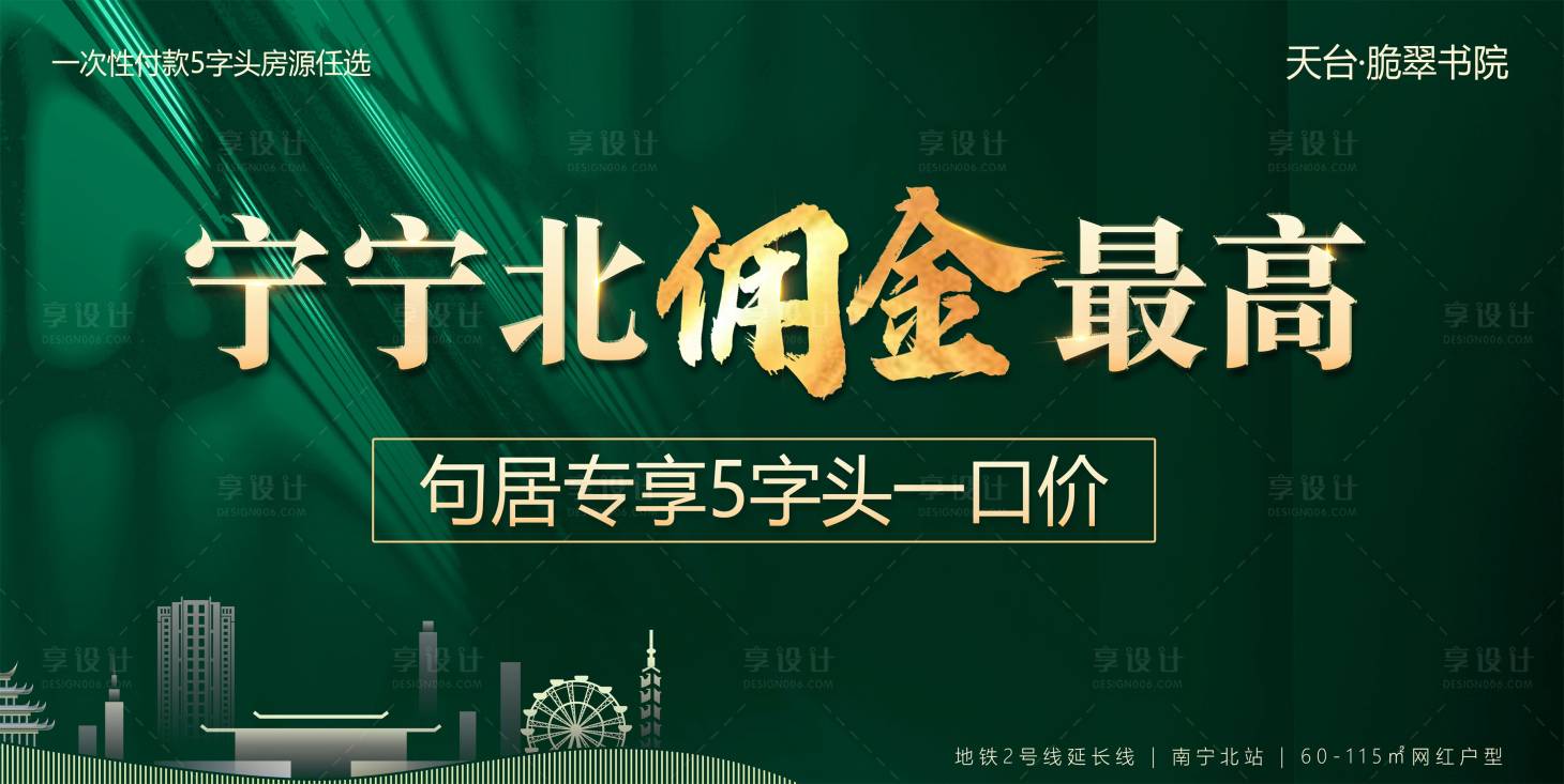 源文件下載【享設計】搜索編號：84160010233547450【項目獎勵傭金地產背景板】