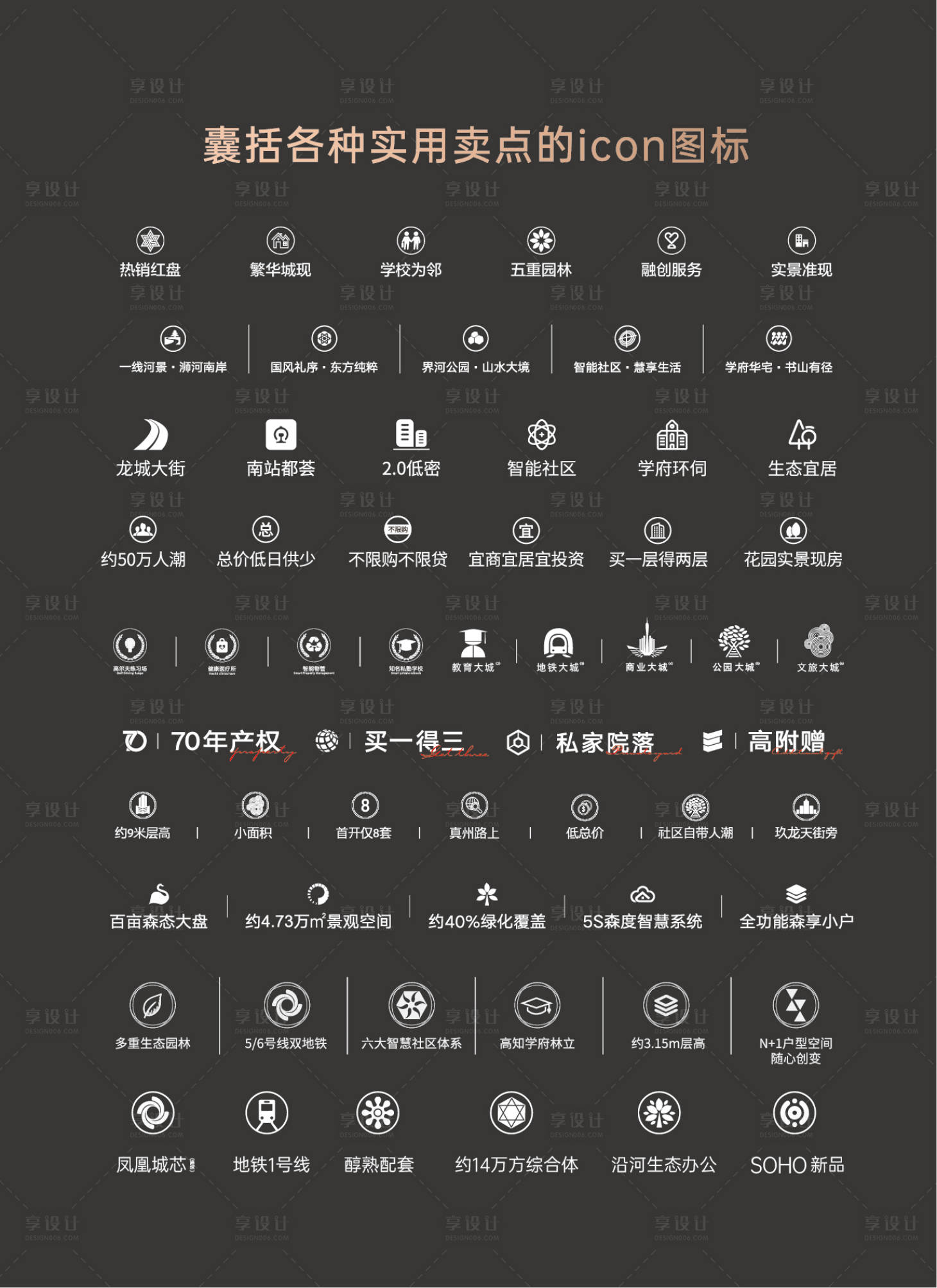 源文件下载【地产ICON标签图标价值点卖点】编号：80220009951438808