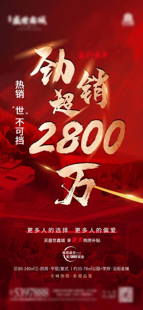 源文件下载【地产热销海报】编号：35920009957295275