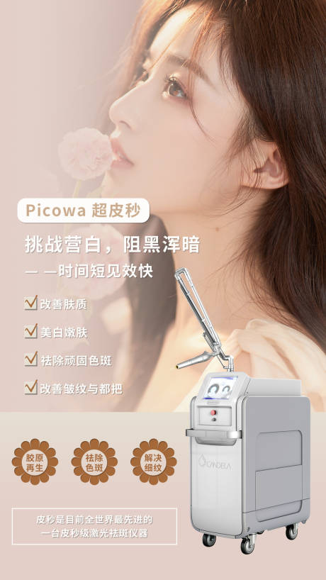 源文件下载【医美超皮秒海报】编号：89210010276644352