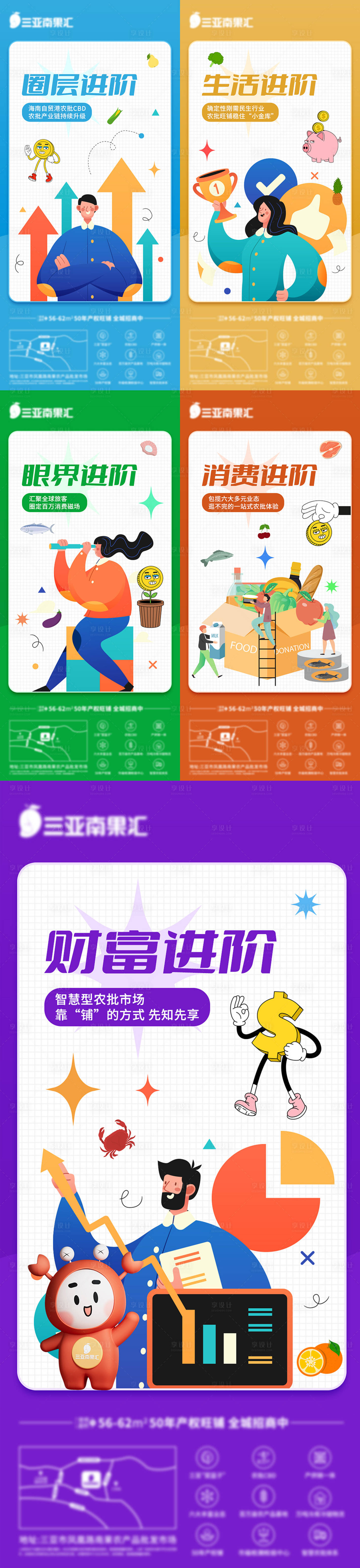 源文件下载【地产商铺进阶系列稿刷屏海报】编号：74320009871796516