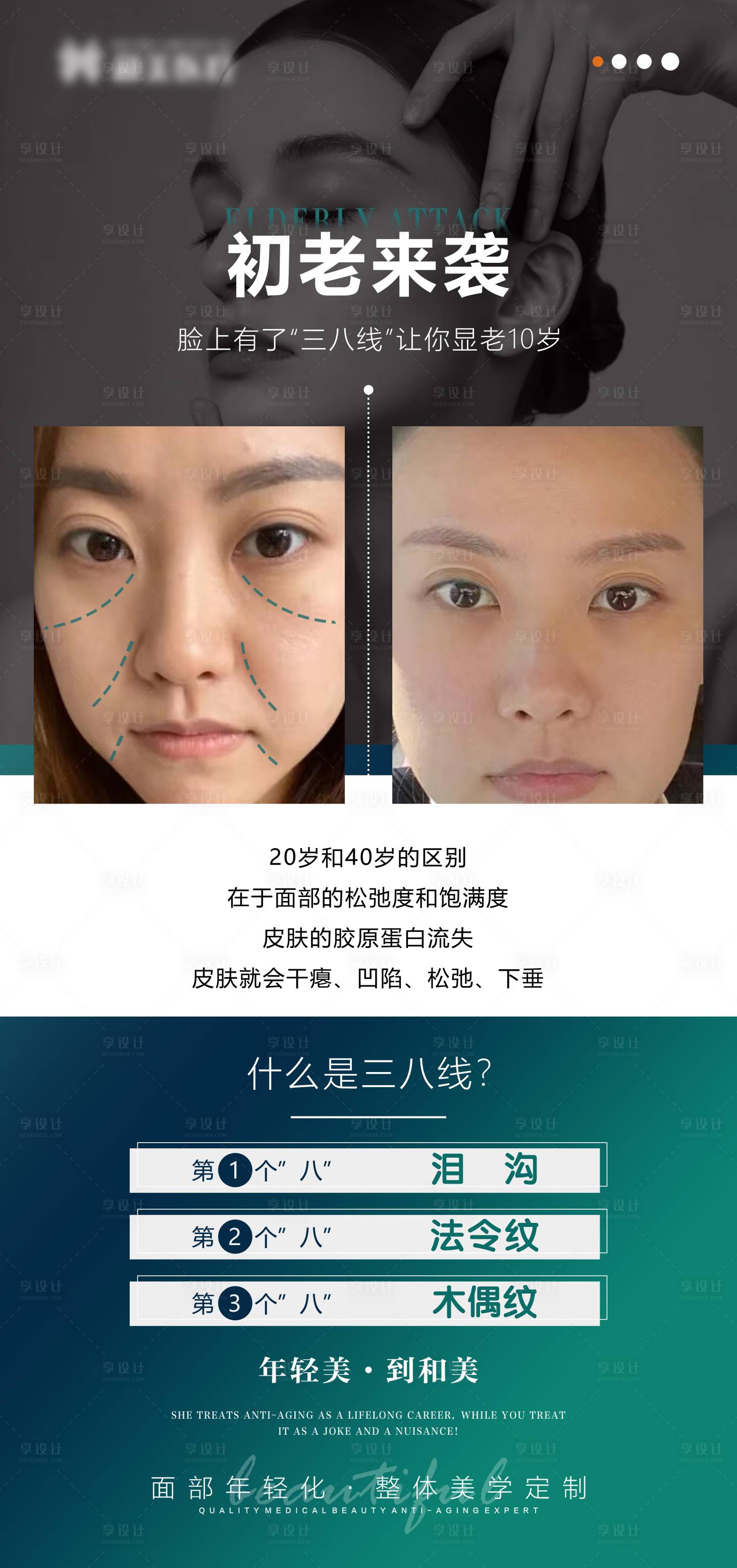源文件下载【享设计】搜索编号：64900010224135845【医美整形对比图】