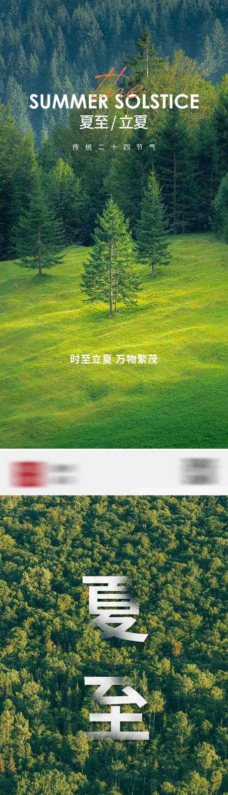 源文件下载【享设计】搜索编号：80570009825291648【夏至立夏节气系列海报】