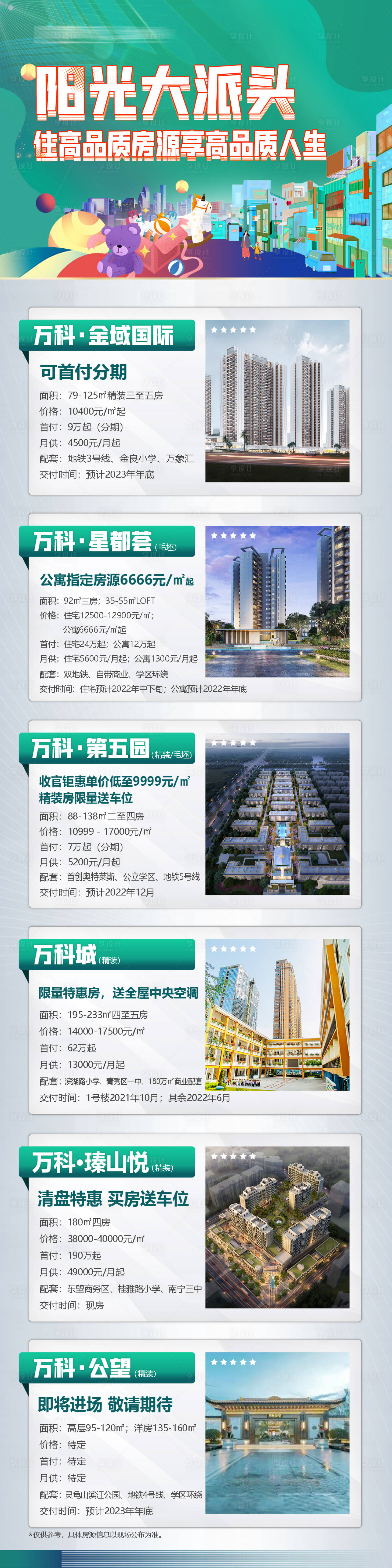 源文件下载【享设计】搜索编号：27660010271319440【地产楼盘介绍推广长图海报】