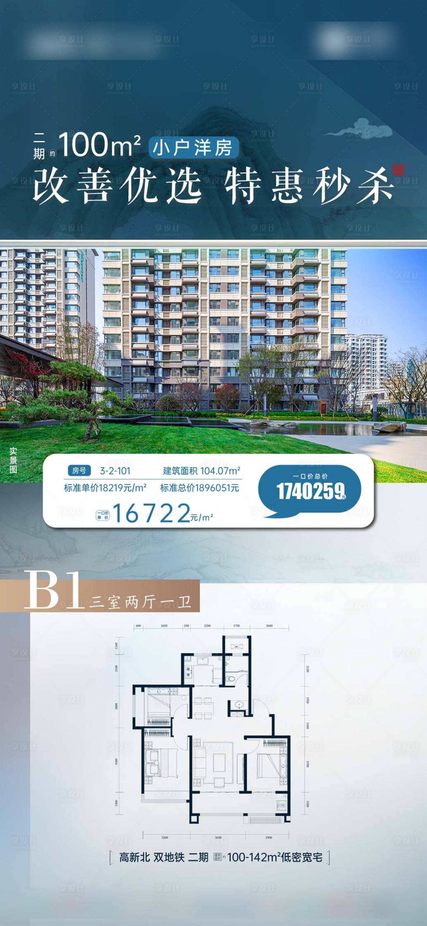 源文件下載【享設計】搜索編號：82720009915551911【房地產戶型賣點海報】