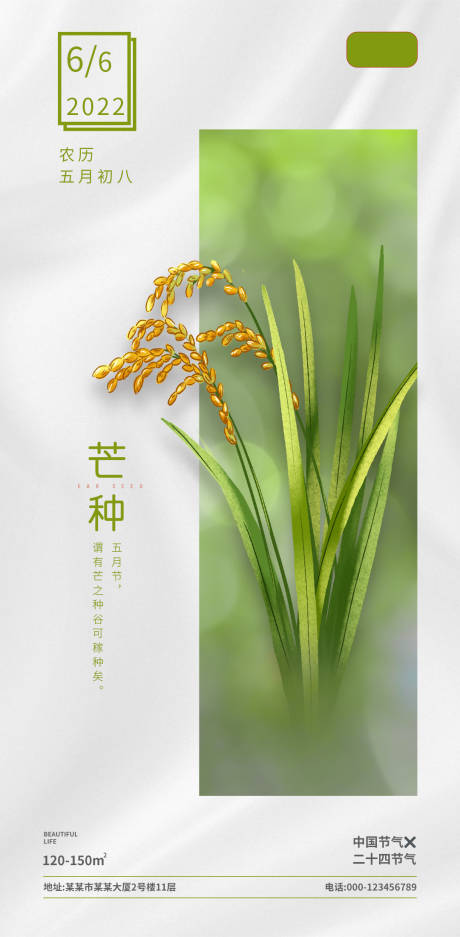 源文件下载【芒种海报】编号：63940009976468226