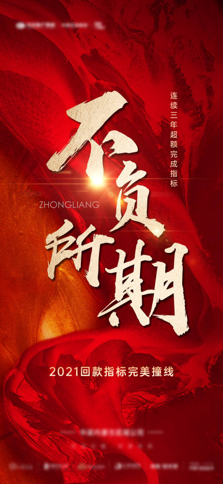 源文件下载【地产项目回款不负所期海报】编号：51720010084158432