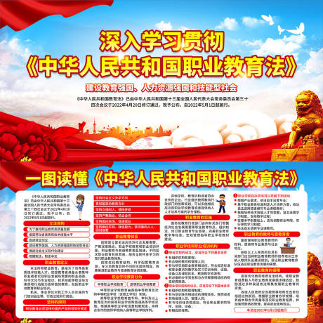 源文件下载【职业教育法系列活动背景板】编号：84950010215683720